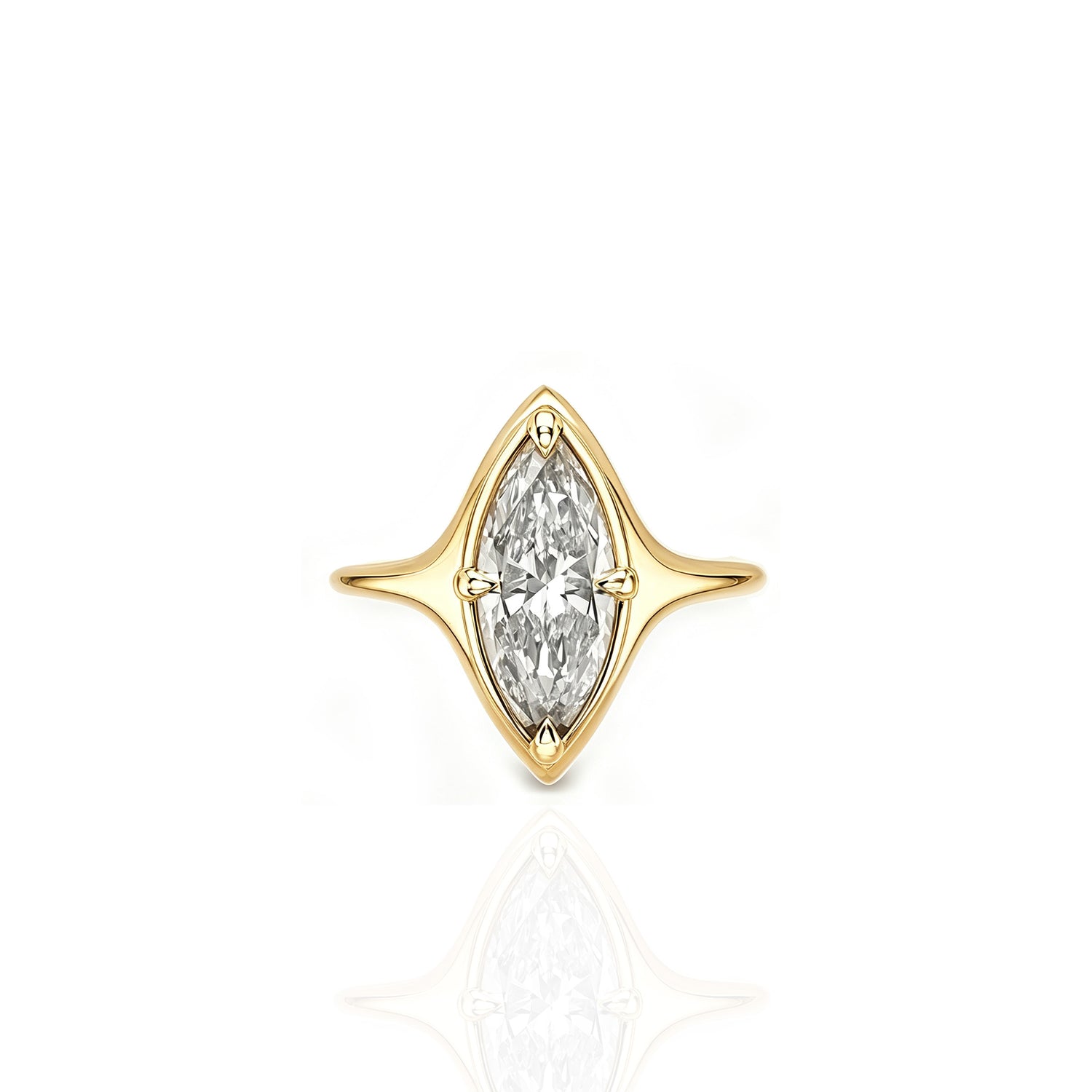 Aurora Marquise—Elegant Marquise Cut Lab-Grown Diamond Ring
